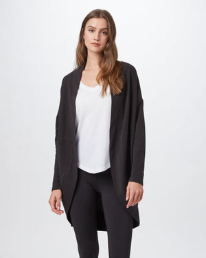 Black Women's Organic Cotton Cardigan