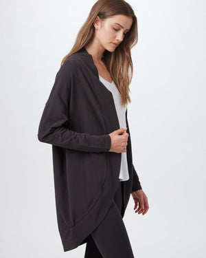 Black Women's Organic Cotton Cardigan