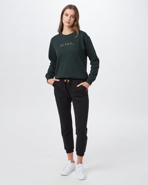 Green Women's Organic Cotton Sweatshirt