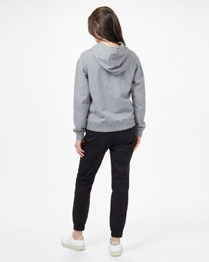 Gray Women's Organic Cotton Pullover Hoodie