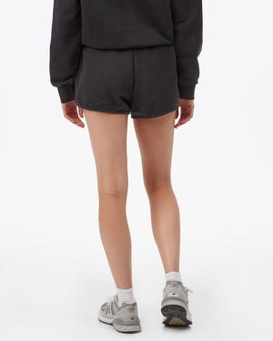 Black Women's Organic Cotton Sweatshorts