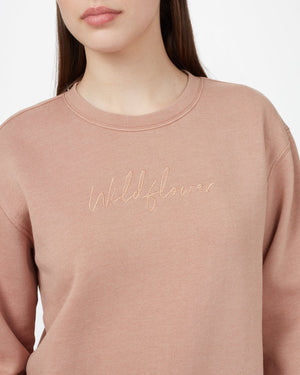 Brown Women's Organic Cotton Pullover