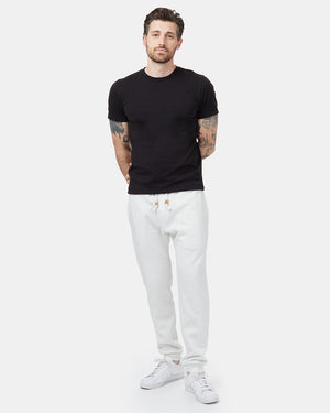 White Men's Eco-Friendly Sweatpants