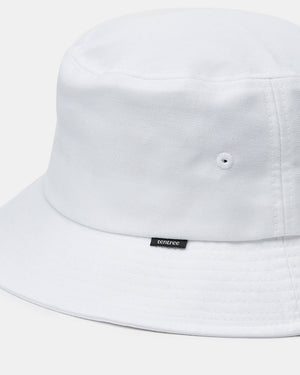 White Sustainable Bucket Hat