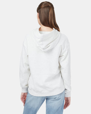 White-floral-logo-womens-hoodie