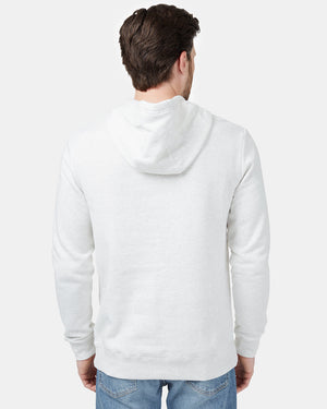 White Men's Eco-Friendly Pullover Hoodie