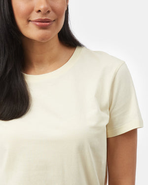 White Organic Cotton Crew Neck T-Shirt