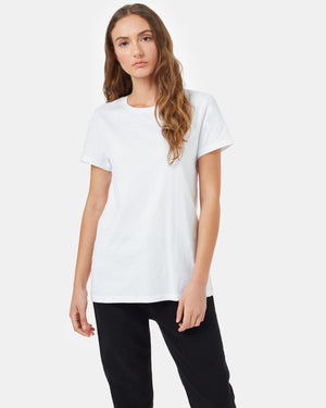 White Organic Cotton, Crew-Neck T-Shirt