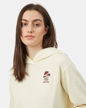 White Women's Eco-Friendly Pullover Hoodie