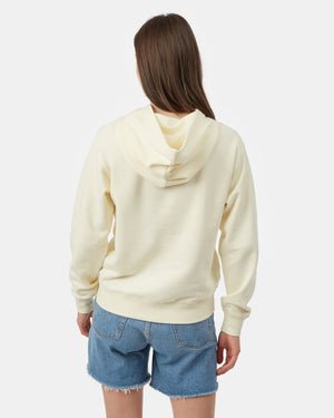 White Women's Eco-Friendly Pullover Hoodie