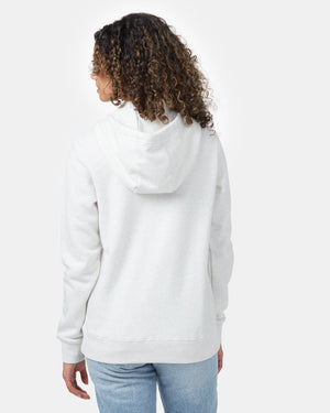 White Women's Eco-Friendly Pullover Hoodie