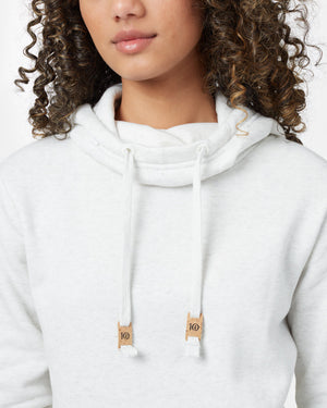 White Women's Eco-Friendly Pullover Hoodie