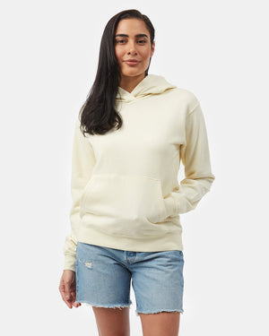 White  Women's Eco-Friendly Pullover Hoodie