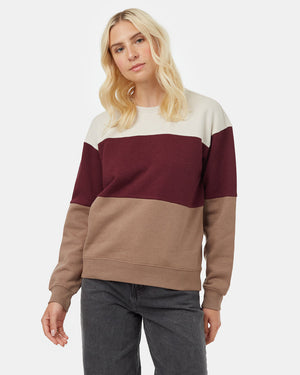 Womens-Eco--Friendly-Stripe-Pullover-crew-top