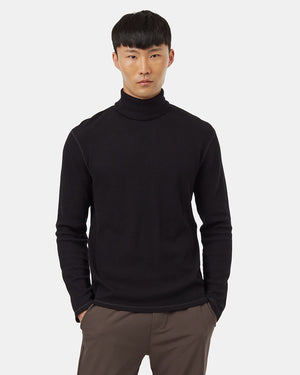 Mens Organic Cotton Turtleneck Longsleeve Shirt