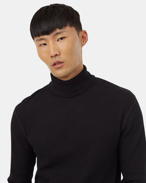 Mens Organic Cotton Turtleneck Longsleeve Shirt