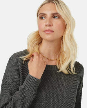 Women's Organic Cotton Knit Sweater