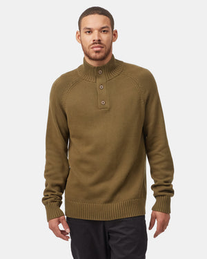 Men's Button Knit Jumper