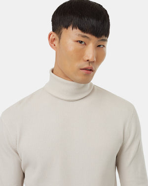 Mens Organic Cotton Turtleneck Longsleeve Shirt