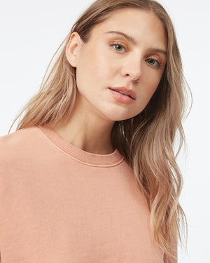 Women's Organic Cotton Cropped Crewneck Sweatshirt