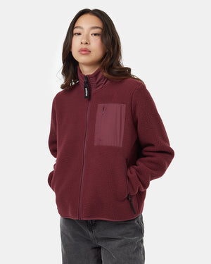 Women's Fleece Sherpa Zip Up