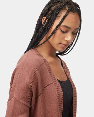 Women's Organic Cotton Knit Cardigan